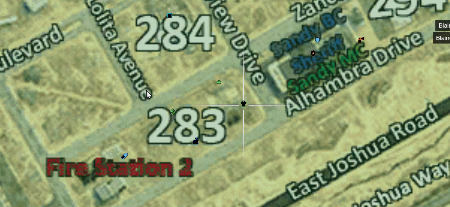 Clothing Store Locations on Map