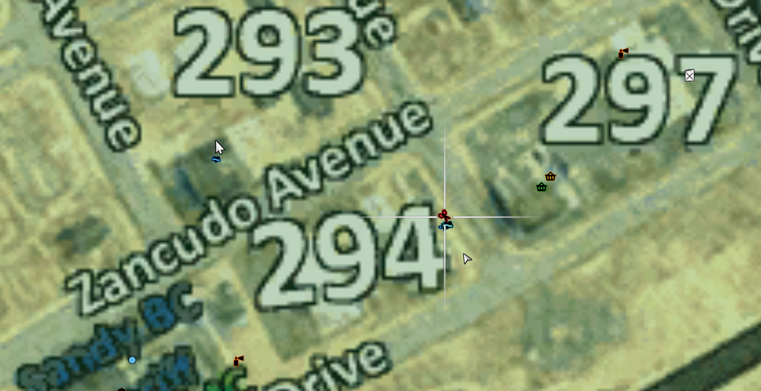 Barber Shop Locations on Map